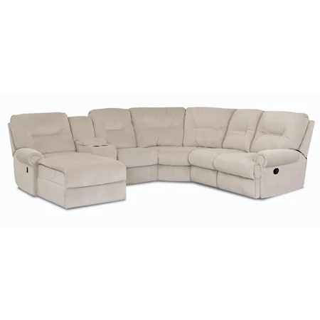 Traditional Reclining Sectional Sofa